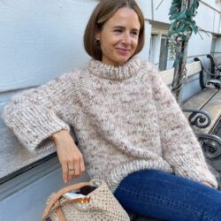 Marble Sweater fra PetiteKnit | Garnalternativ Drops Air og Drops Kid Silk