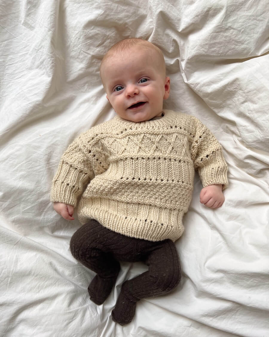 Ingrid Sweater Baby - fysisk opskrift