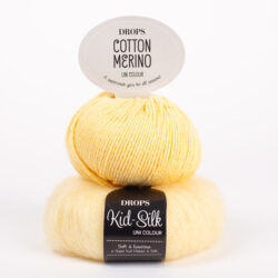 Ballonjakken - Drops Cotton Merino og Drops Kid Silk