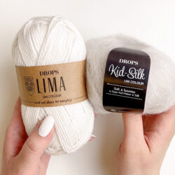 Ballonjakken - Drops Lima og Drops Kid Silk