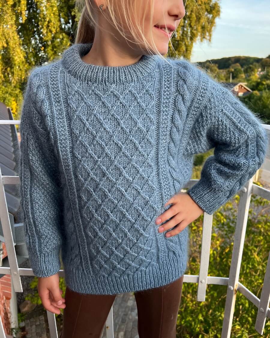 Moby Sweater Junior -fysisk opskrift