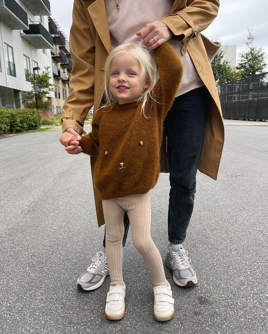 Bamsesweater - fysisk opskrift