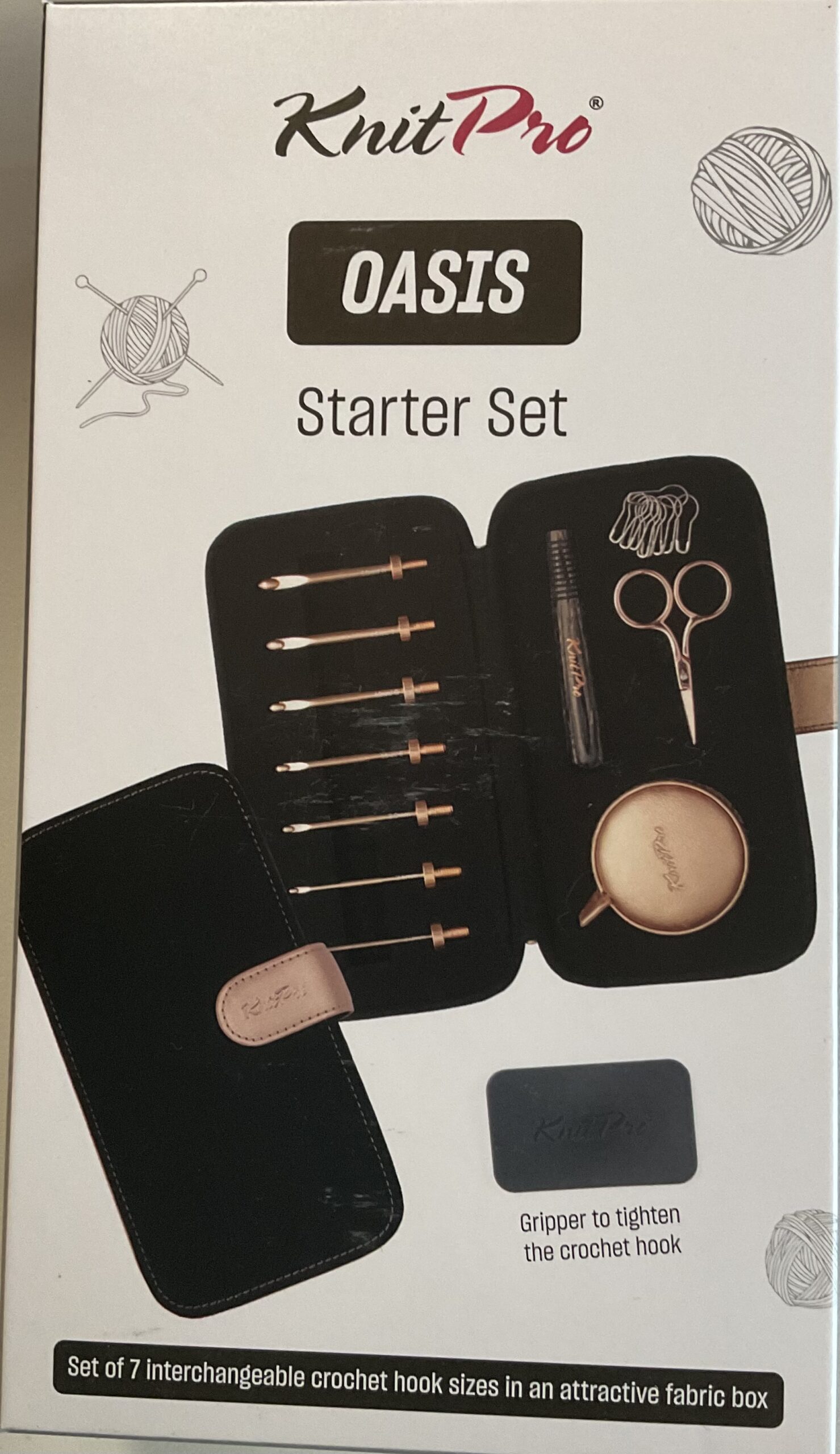 KnitPro Oasis Begynder Udskiftbar hæklenålesæt